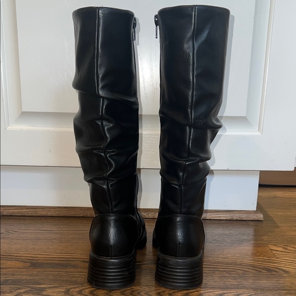 STEVE MADDEN Kids Fortune Fashion Black Boots - Kids Size 3 - Picture 2 of 7
